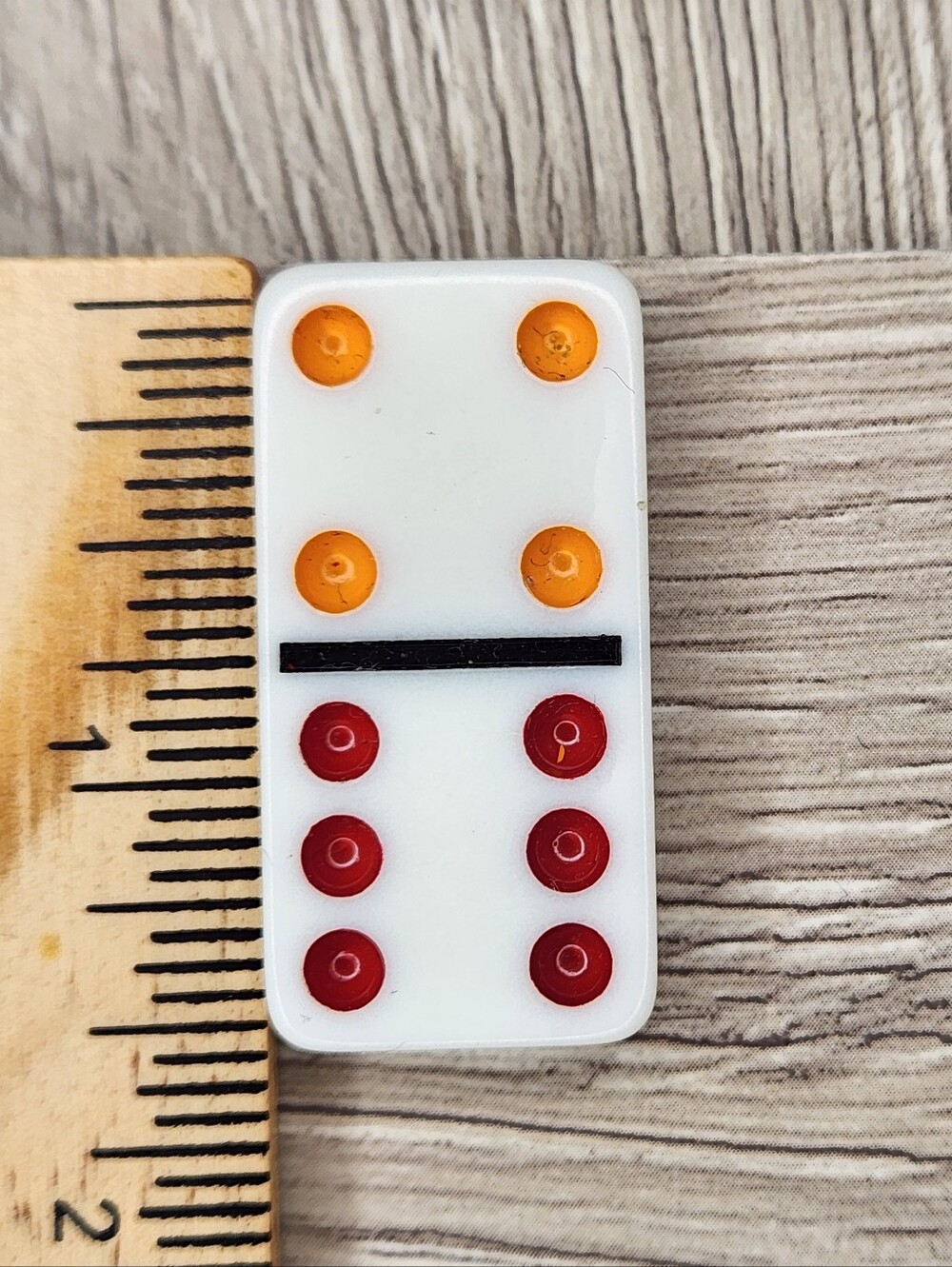 4:6 Replacement Domino Large Dot Shiny Color 1½ X ¾ X ¼ Dominoes